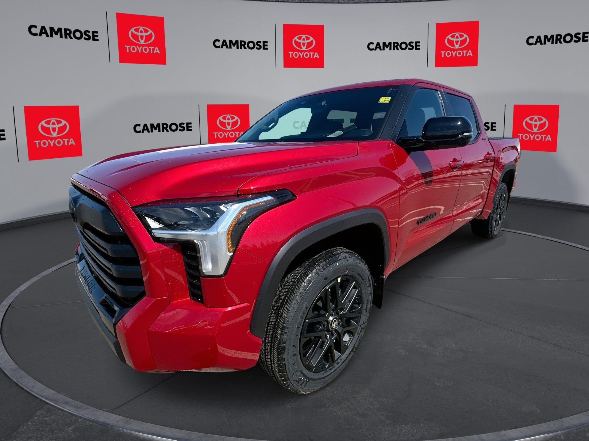 Supersonic Red 2026 Toyota Tundra Limited CrewMax Cab 4WD Pickup Truck Four-Wheel Drive Automatic