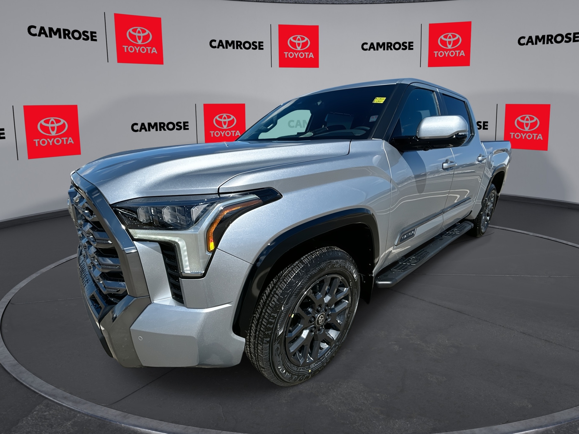 Celestial Silver Metallic 2026 Toyota Tundra Platinum CrewMax Cab 4WD Pickup Truck Four-Wheel Drive Automatic