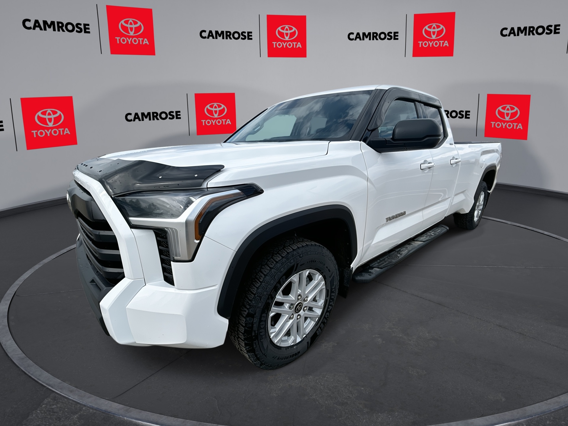 White 2023 Toyota Tundra Pickup Truck Four-Wheel Drive Automatic