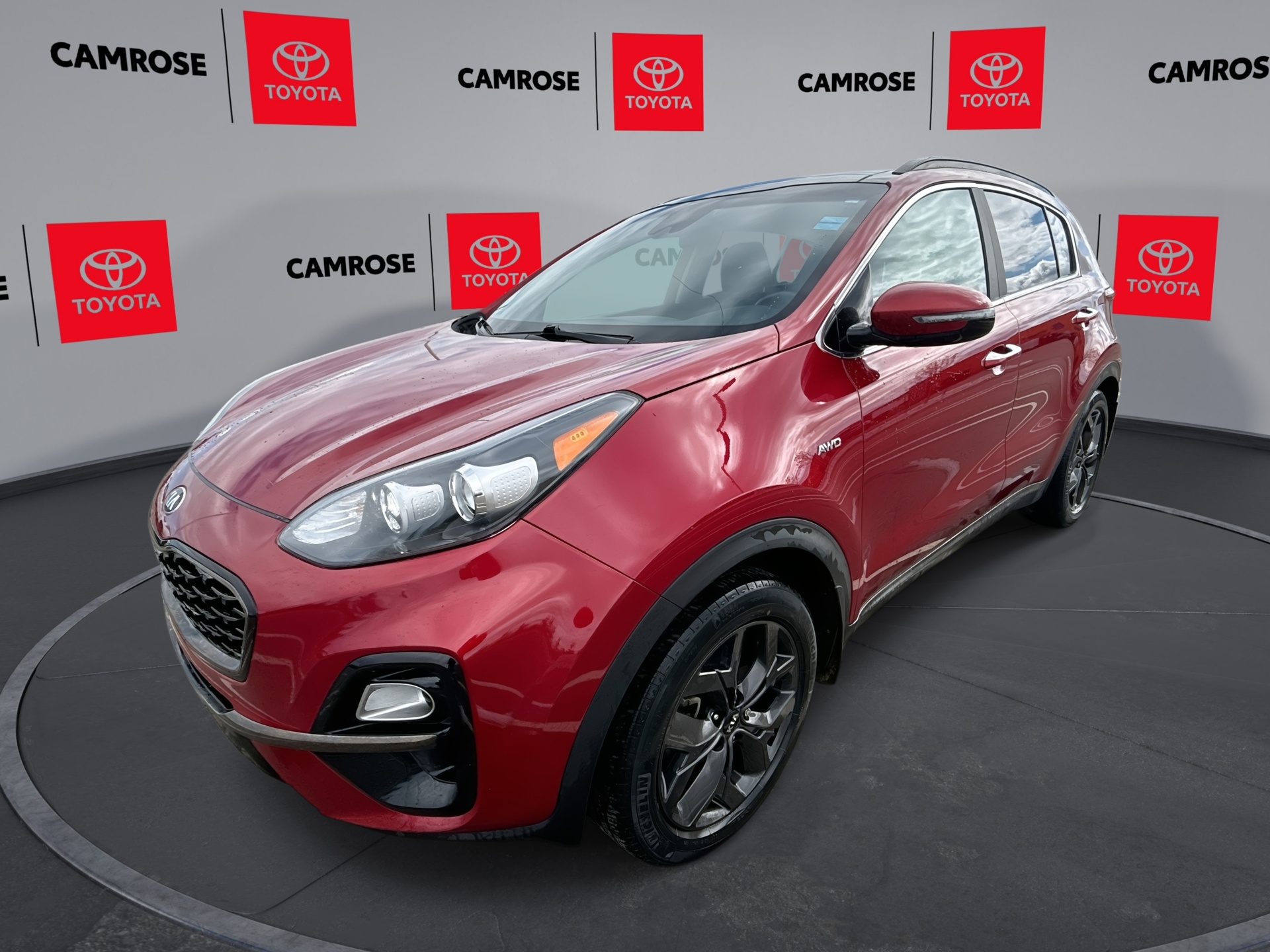 Red 2021 Kia Sportage EX AWD SUV / Crossover All-Wheel Drive Automatic