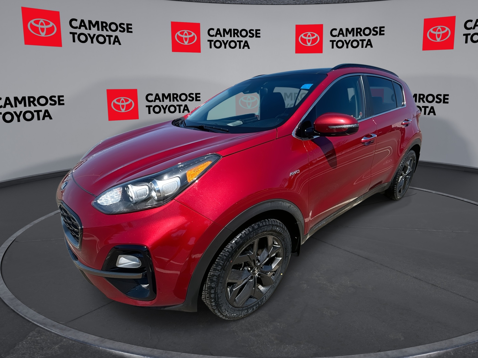Red 2021 Kia Sportage SUV / Crossover All-Wheel Drive Automatic