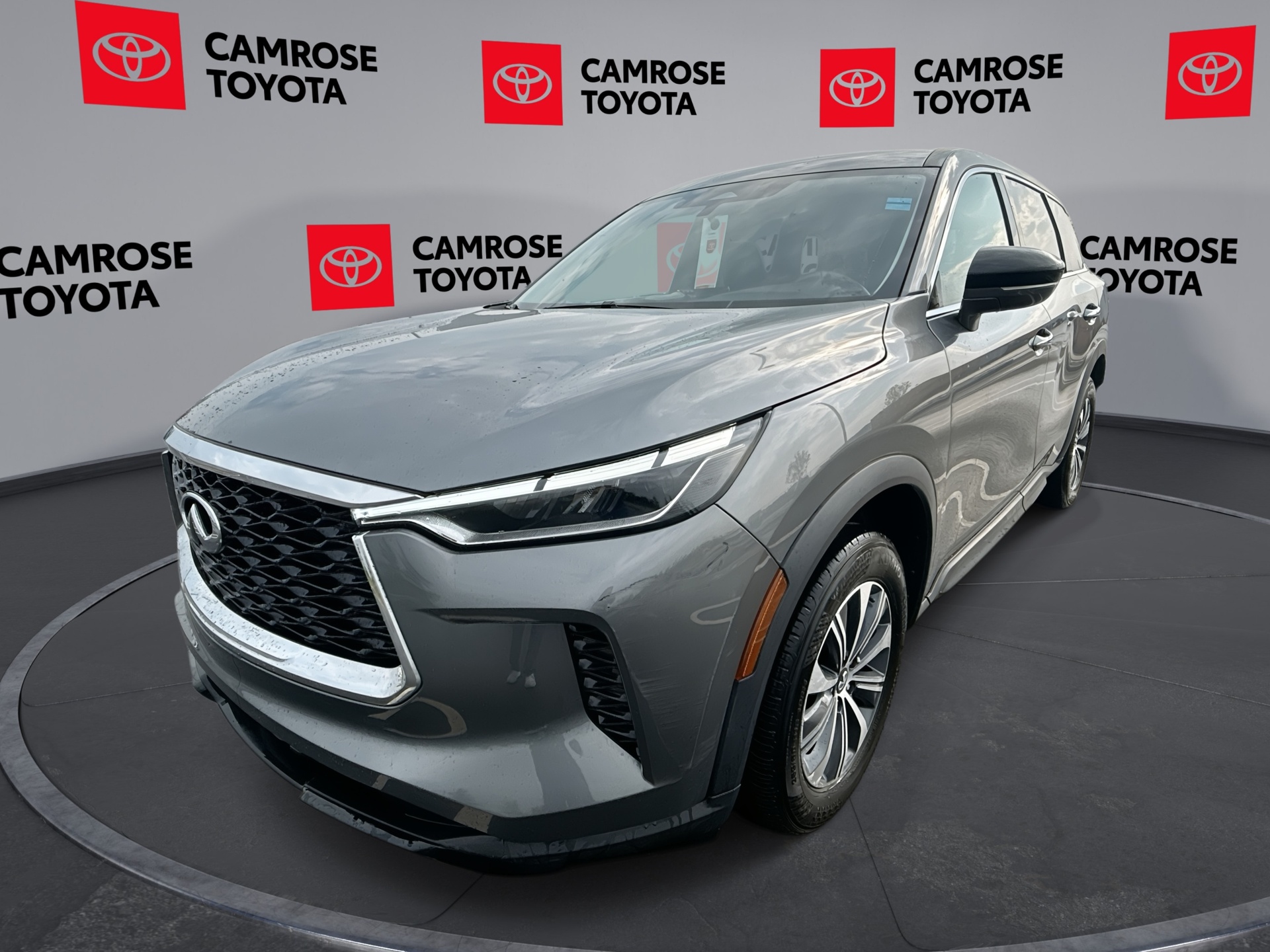 Gray 2024 INFINITI QX60 SUV / Crossover All-Wheel Drive Automatic