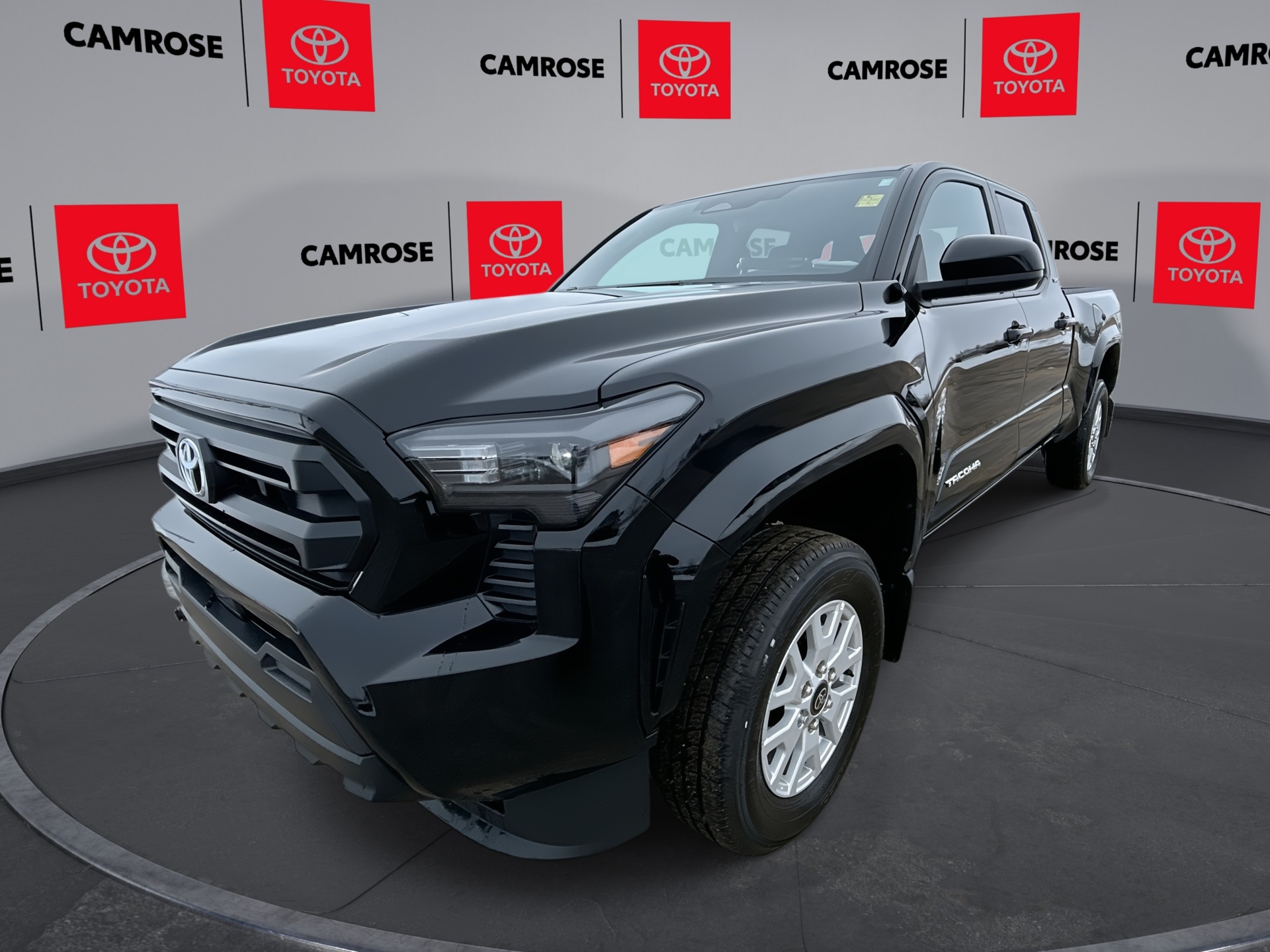 Black 2024 Toyota Tacoma Pickup Truck Four-Wheel Drive Automatic