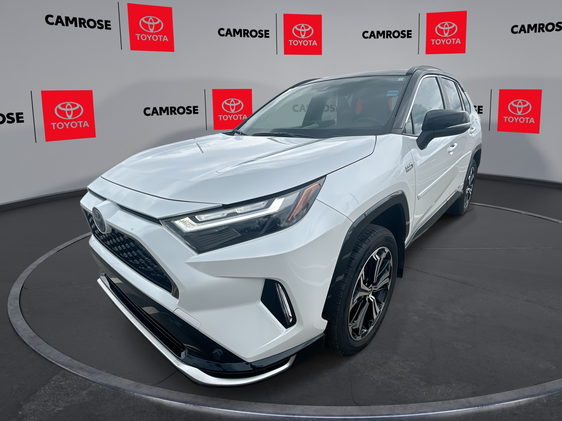 Wind Chill Pearl With Bla 2024 Toyota RAV4 Prime SUV / Crossover All-Wheel Drive Automatic