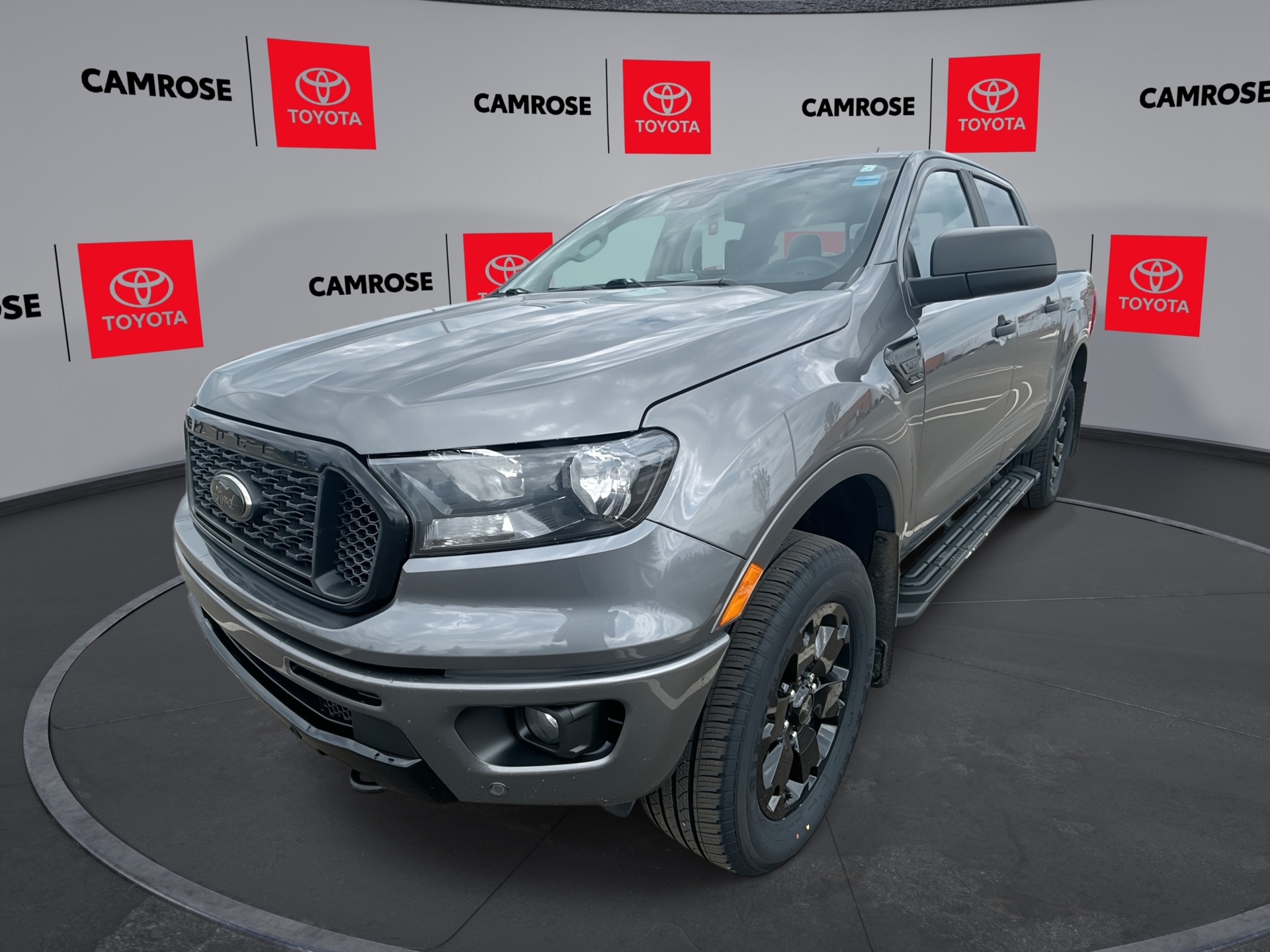 Gray 2021 Ford Ranger Pickup Truck Four-Wheel Drive Automatic