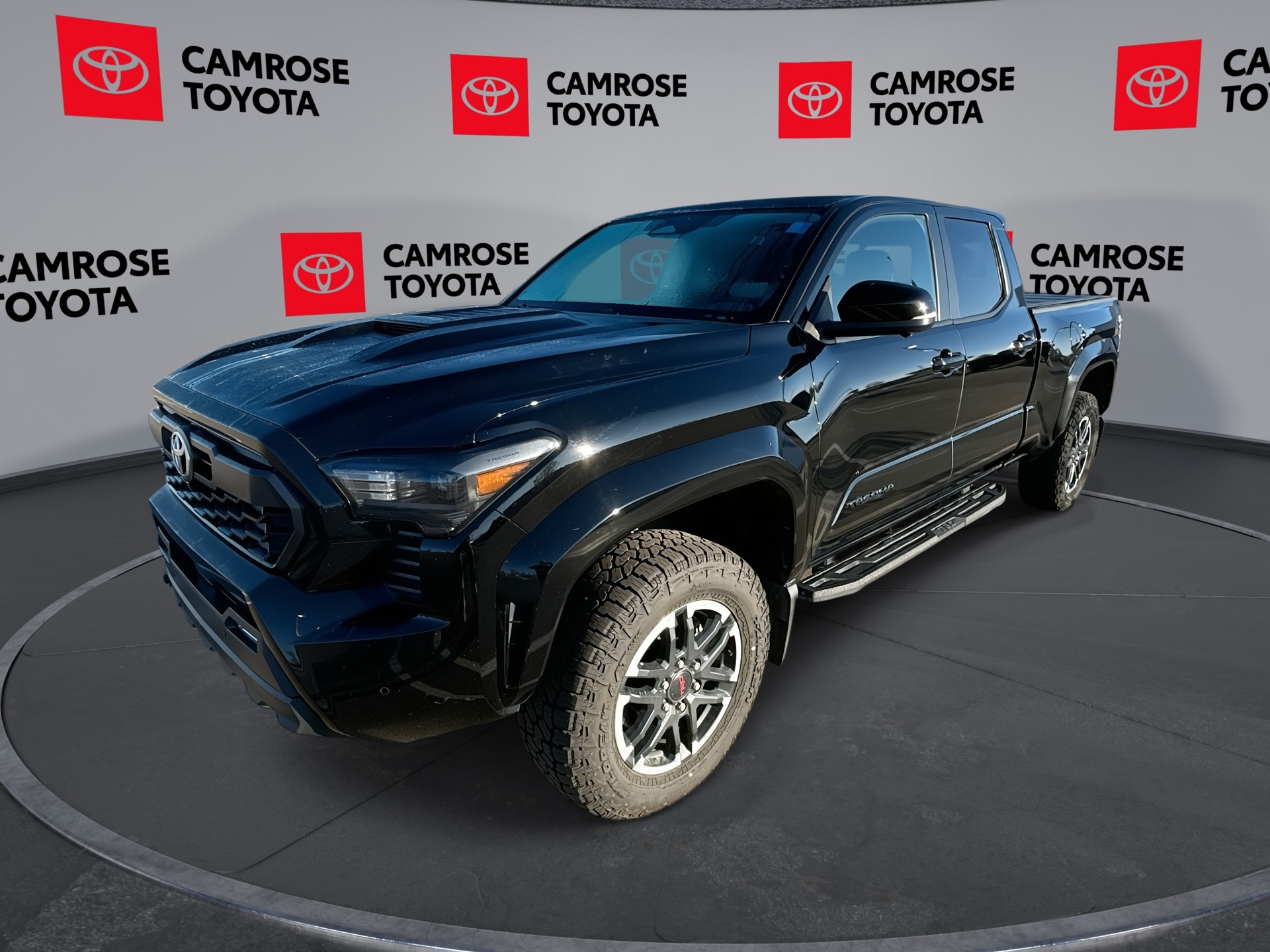 Black 2024 Toyota Tacoma Pickup Truck Four-Wheel Drive Automatic