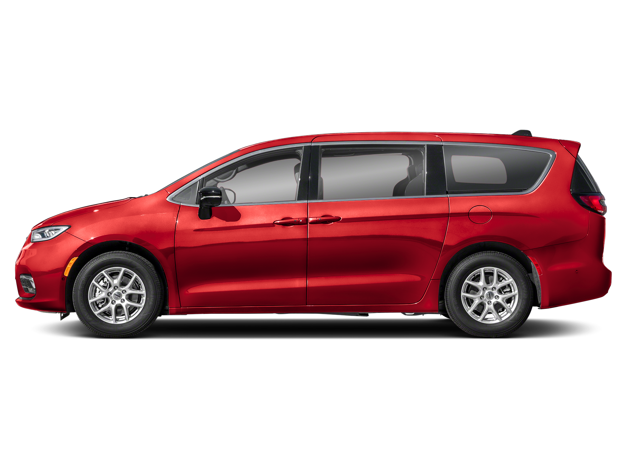 Red 2025 Chrysler Pacifica Minivan Front-Wheel Drive Automatic