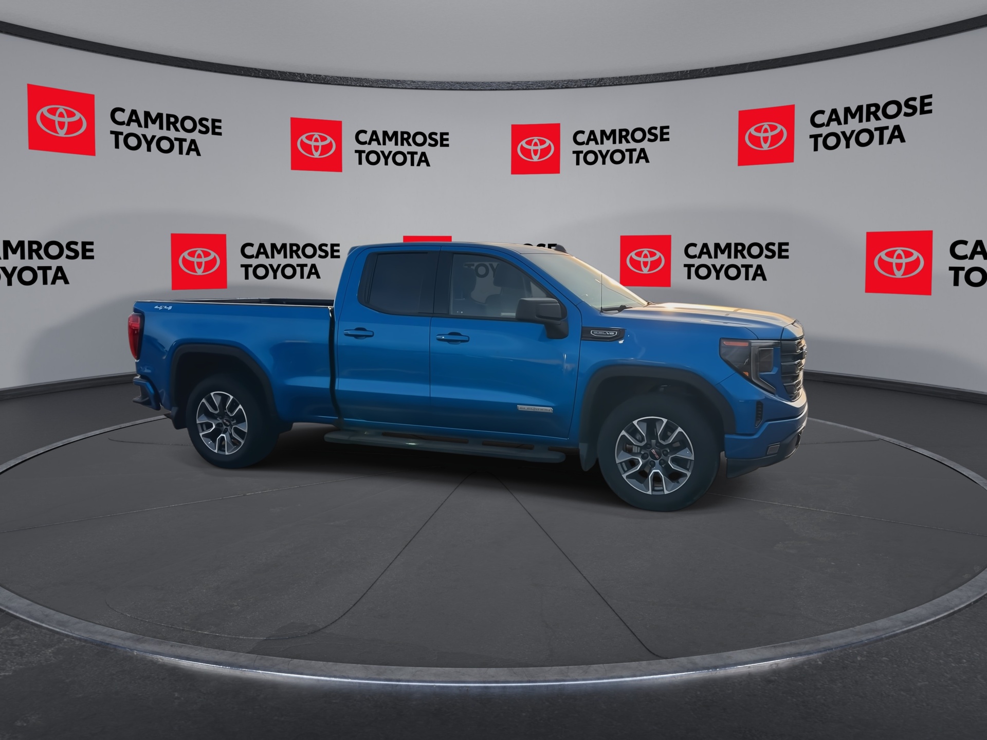 Blue Metallic 2022 GMC Sierra 1500 Pickup Truck Four-Wheel Drive Automatic