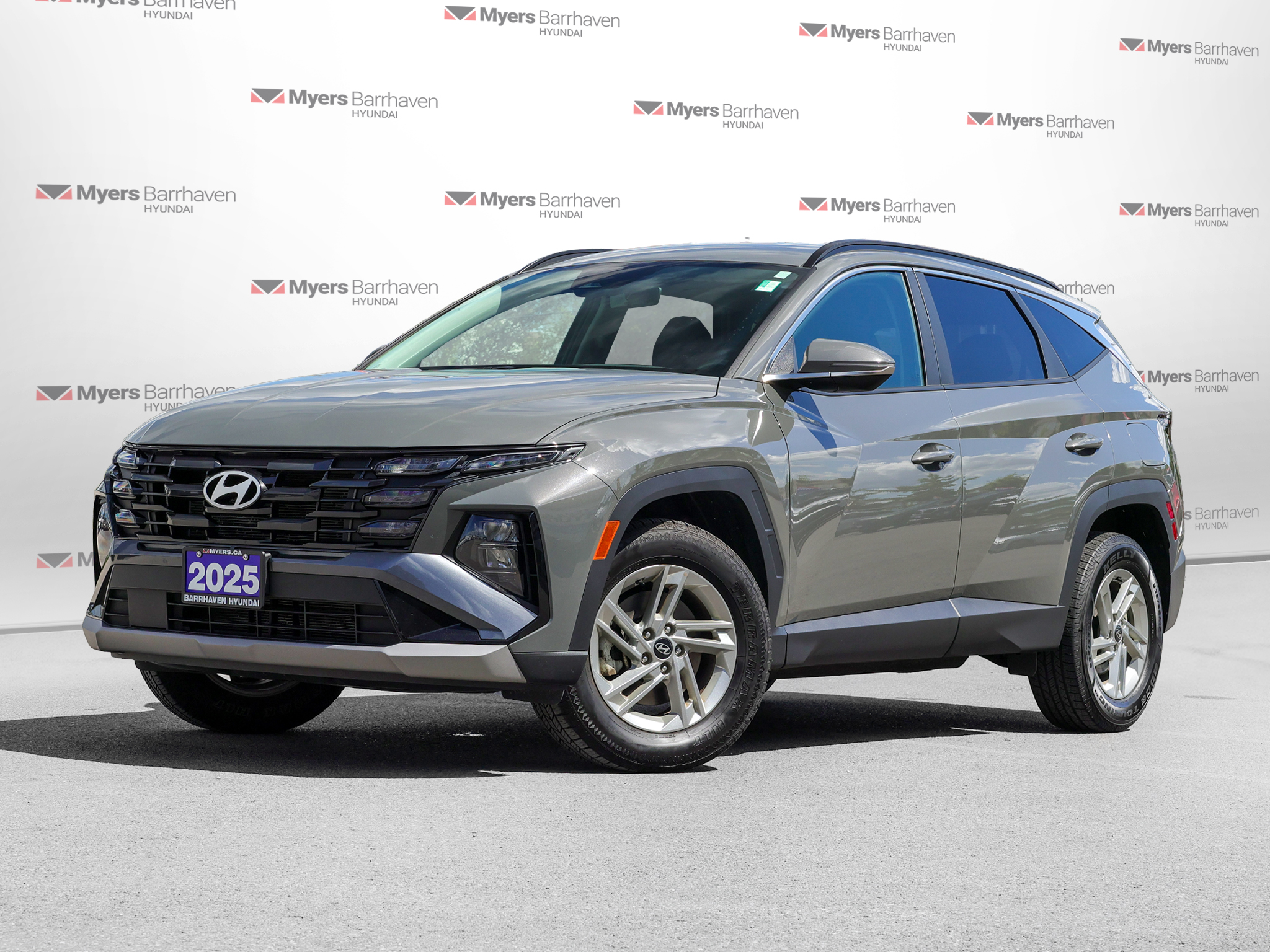 Gray (Hampton Grey) 2025 Hyundai Tucson SUV / Crossover All-Wheel Drive Automatic