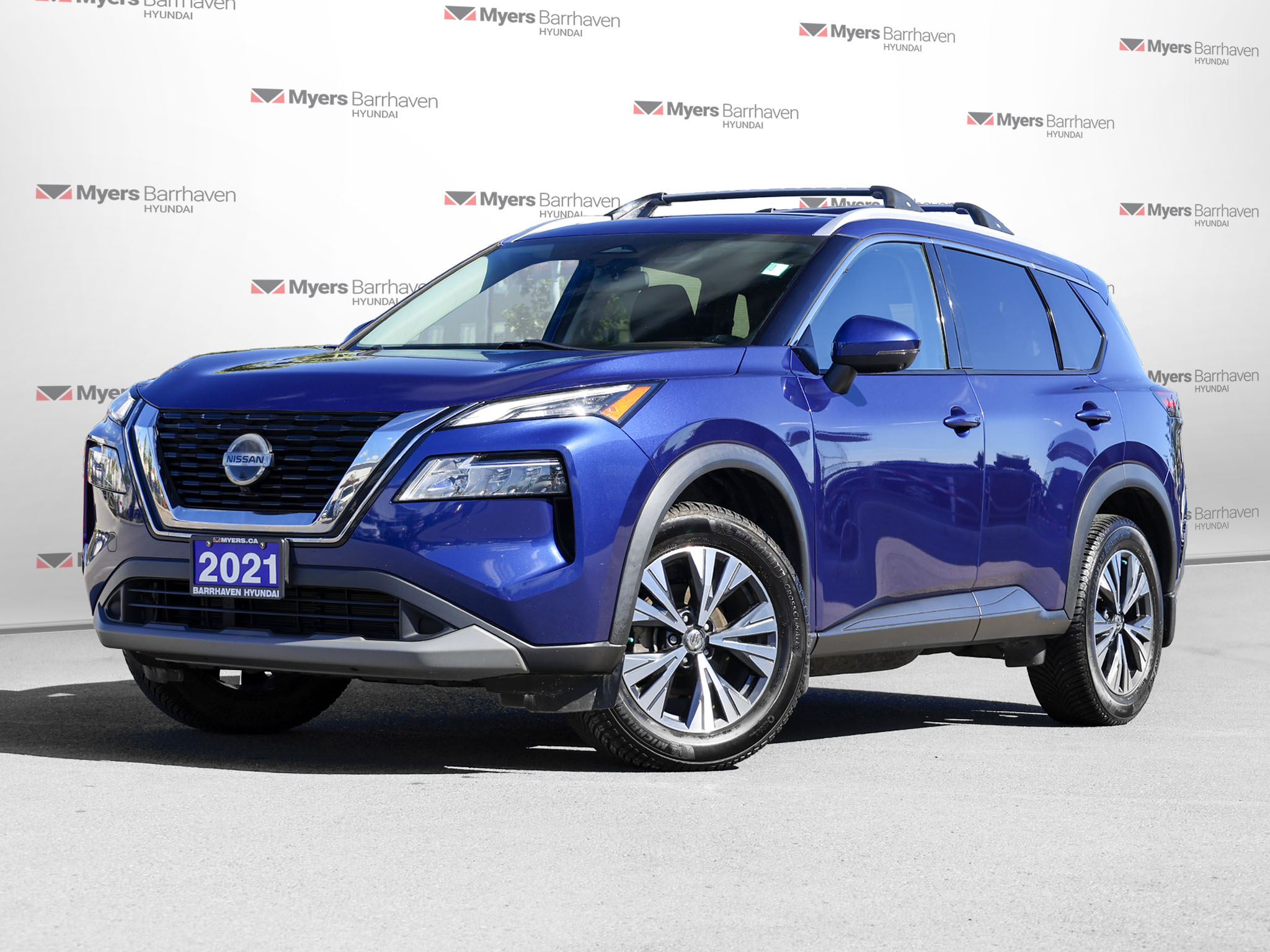 Blue 2021 Nissan Rogue SUV / Crossover All-Wheel Drive Automatic