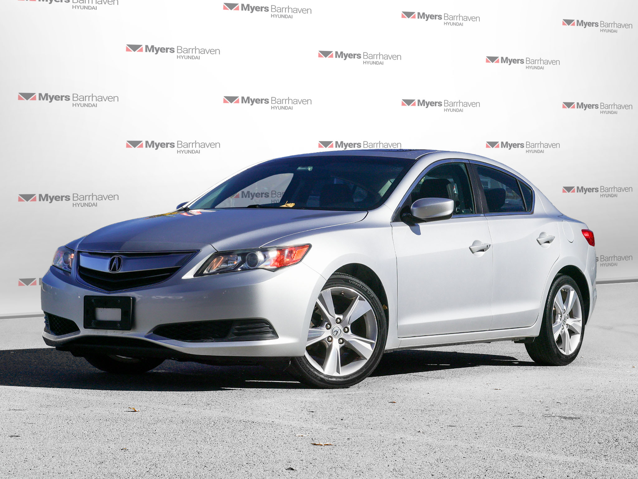 Alabaster Silver Metallic 2015 Acura ILX Sedan Front-Wheel Drive Automatic