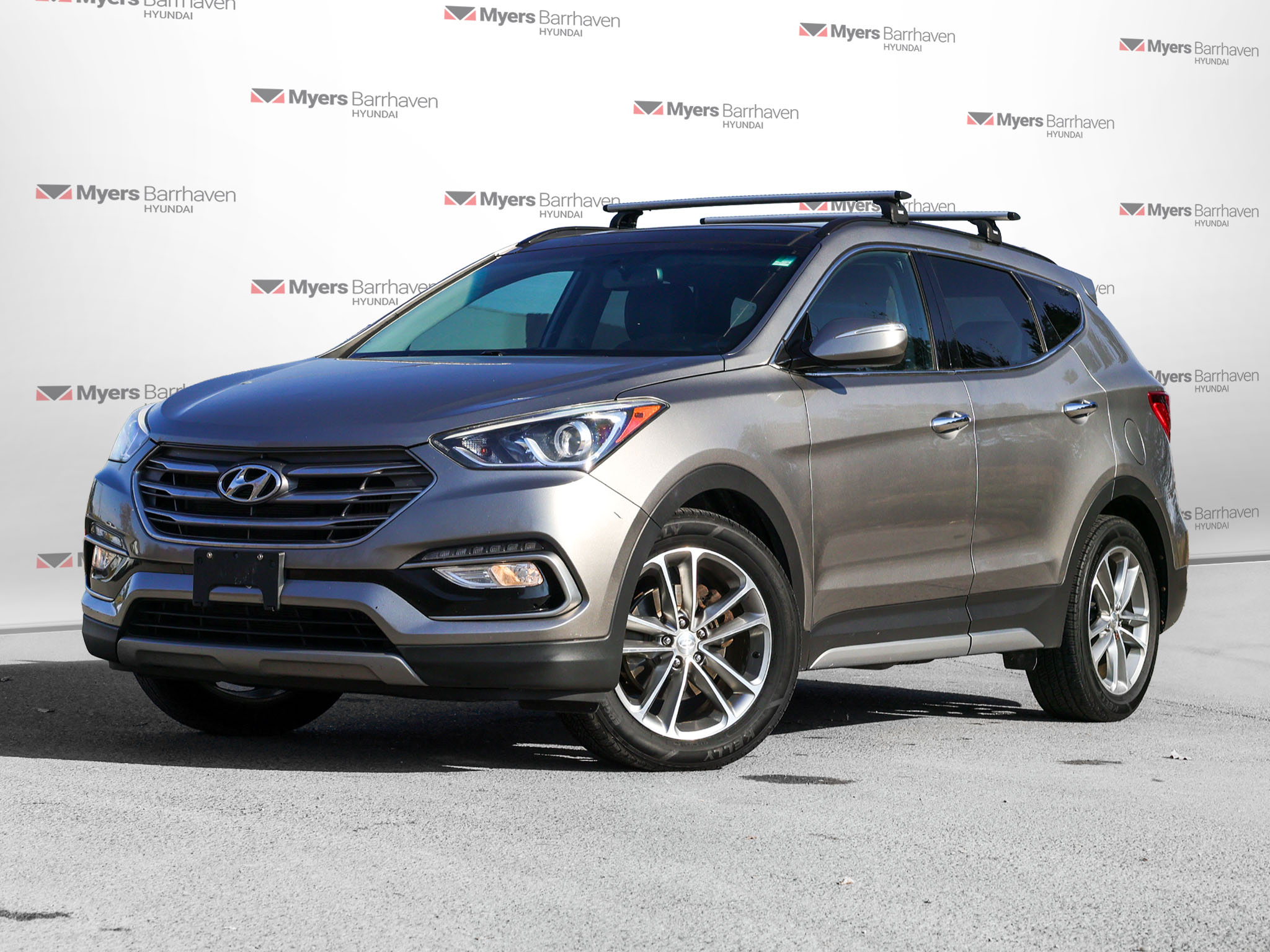 Gray 2017 Hyundai Santa Fe Sport SUV / Crossover  Automatic