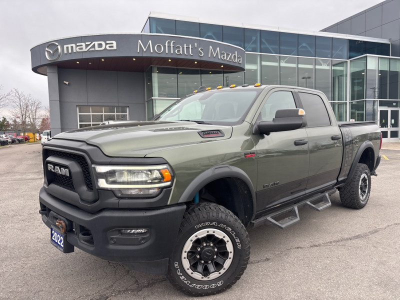 Green 2022 RAM 2500 Power Wagon Crew Cab 4WD Pickup Truck Four-Wheel Drive Automatic