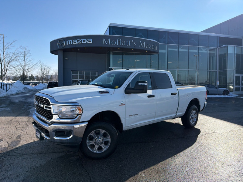 White 2024 RAM 2500 Big Horn Crew Cab 4WD Pickup Truck Four-Wheel Drive Automatic