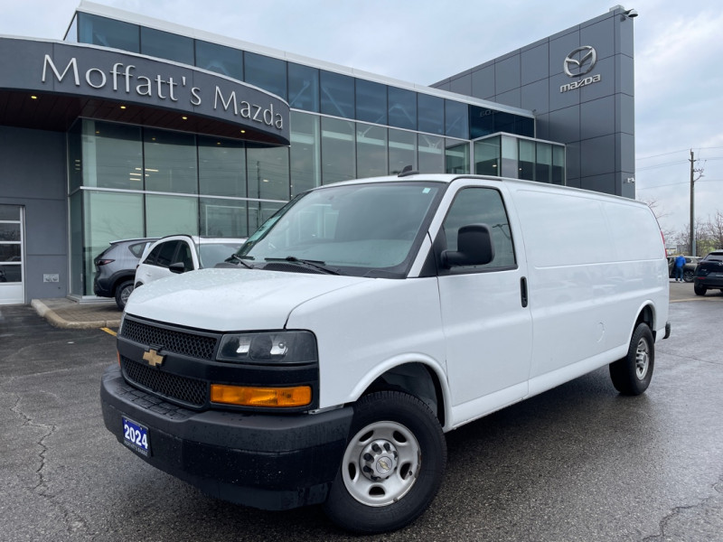 White 2024 Chevrolet Express Cargo 2500 Extended RWD Van Rear-Wheel Drive Automatic