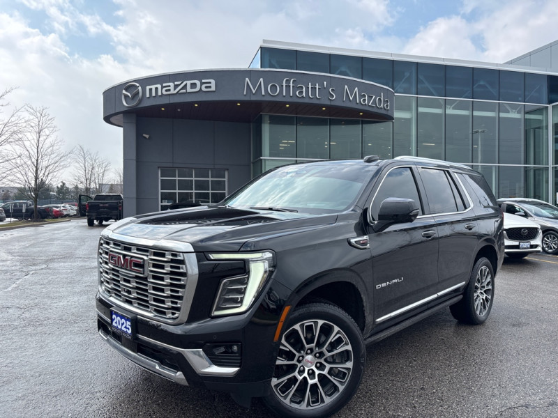 Black 2025 GMC Yukon Denali 4WD SUV / Crossover Four-Wheel Drive Automatic
