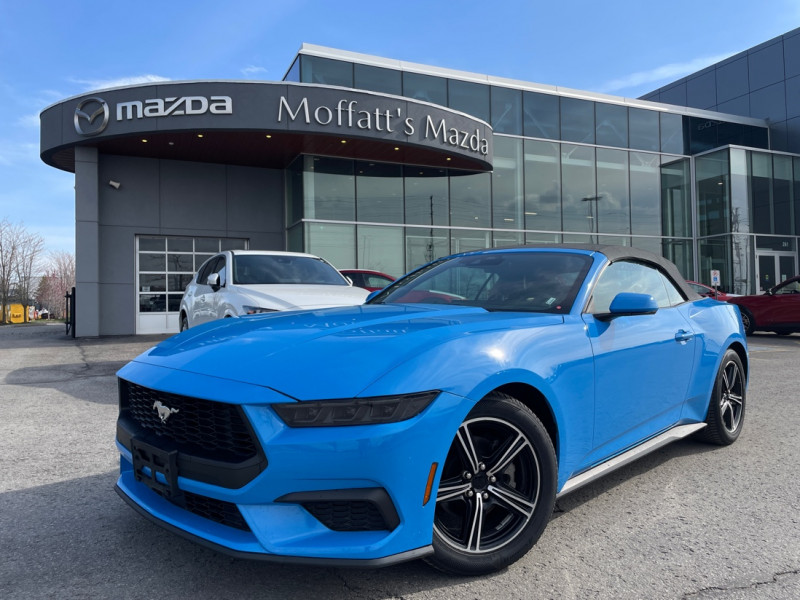 Blue 2025 Ford Mustang EcoBoost Convertible RWD Convertible Rear-Wheel Drive Automatic