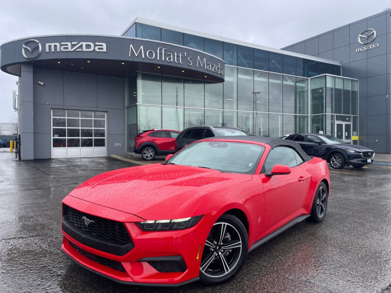 Red 2025 Ford Mustang EcoBoost Premium Convertible RWD Convertible Rear-Wheel Drive Automatic