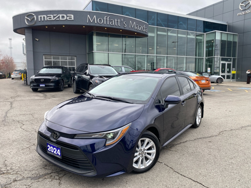 Blue 2024 Toyota Corolla LE FWD Sedan Front-Wheel Drive Automatic