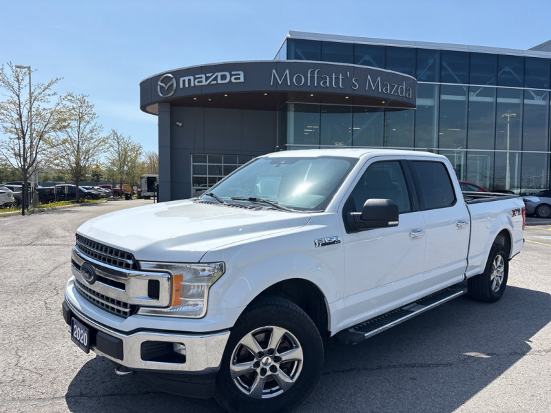 White 2020 Ford F-150 XLT SuperCrew LB 4WD Pickup Truck Four-Wheel Drive Automatic