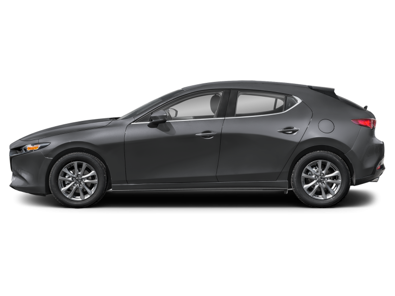 Gray (Machine Grey Metallic) 2026 Mazda MAZDA3 Sport GX FWD Hatchback Automatic