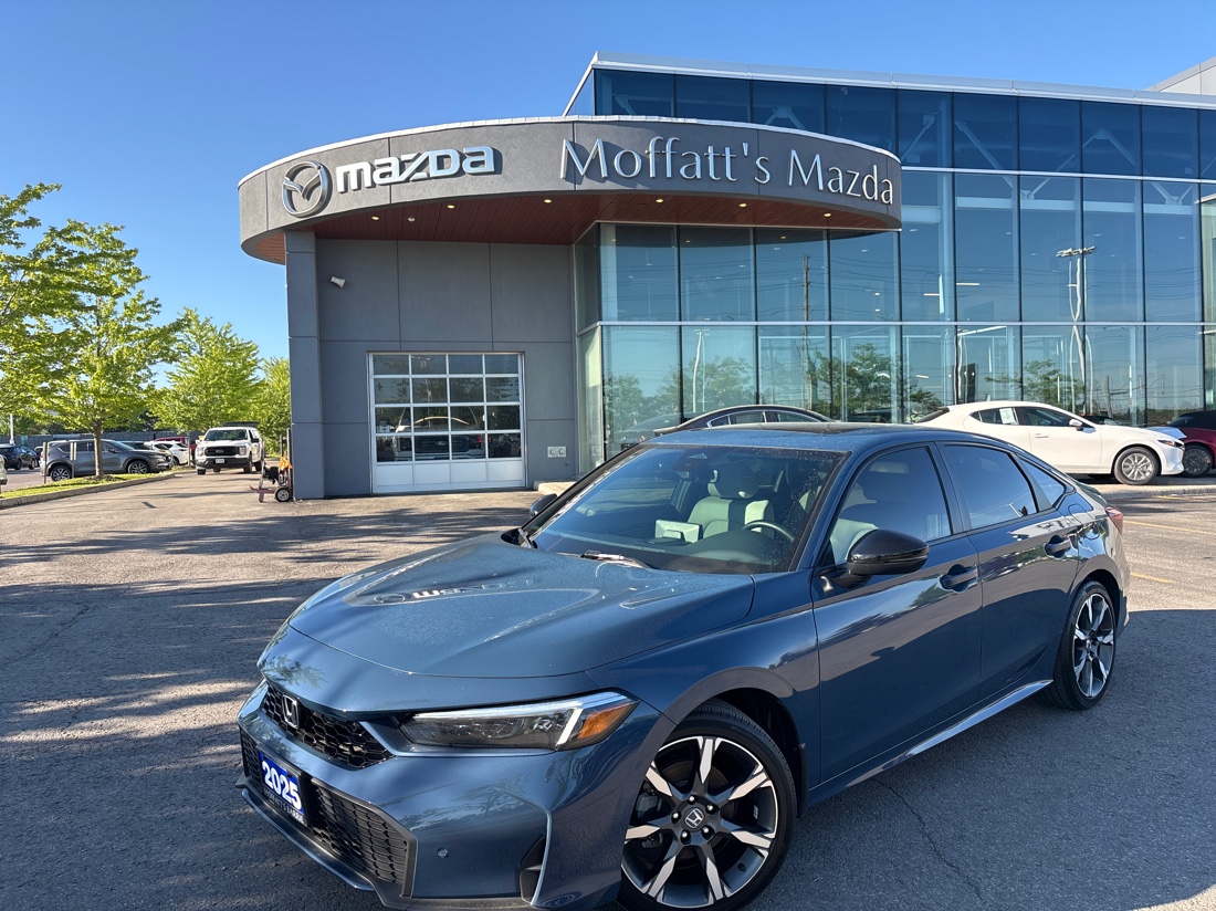 Blue Lagoon Pearl 2025 Honda Civic Hybrid Sport Touring Sedan FWD Sedan Front-Wheel Drive Automatic
