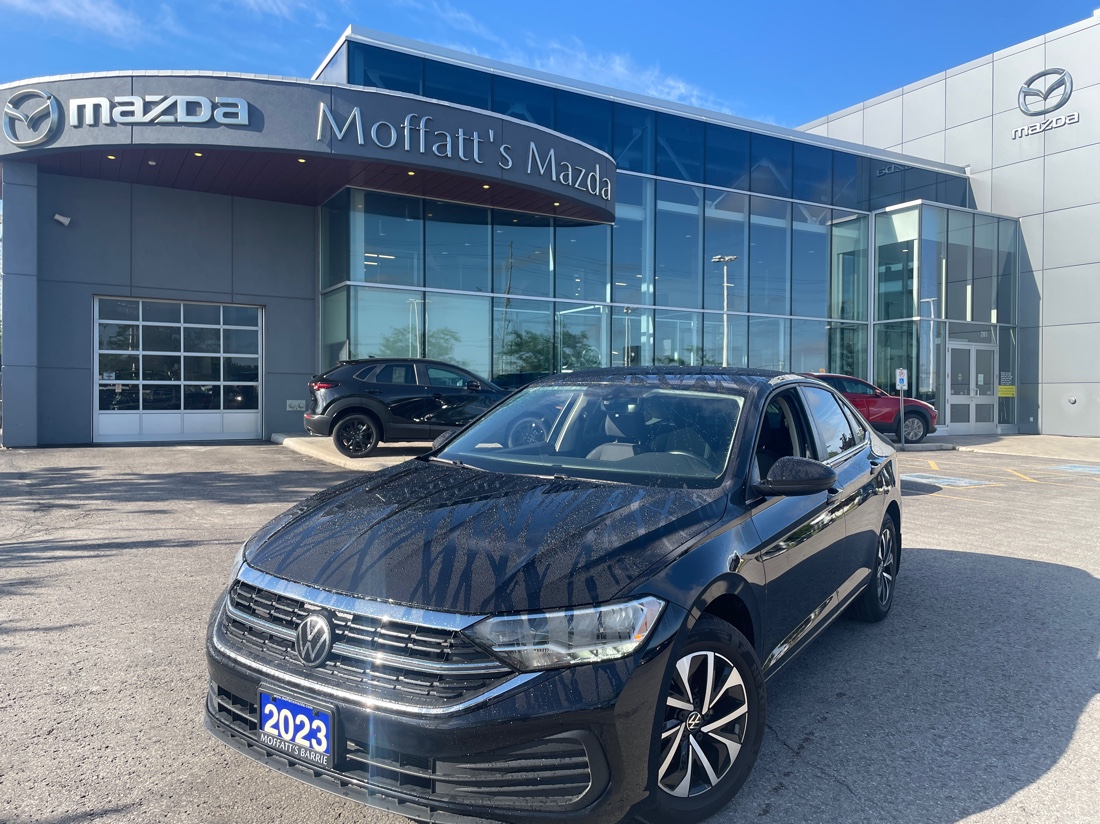 Black 2023 Volkswagen Jetta Sedan Manual