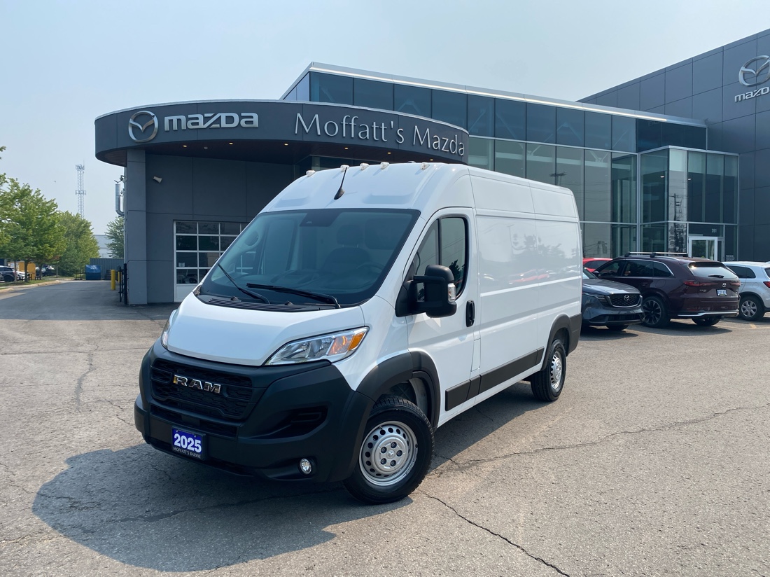 White 2025 RAM ProMaster Van Automatic
