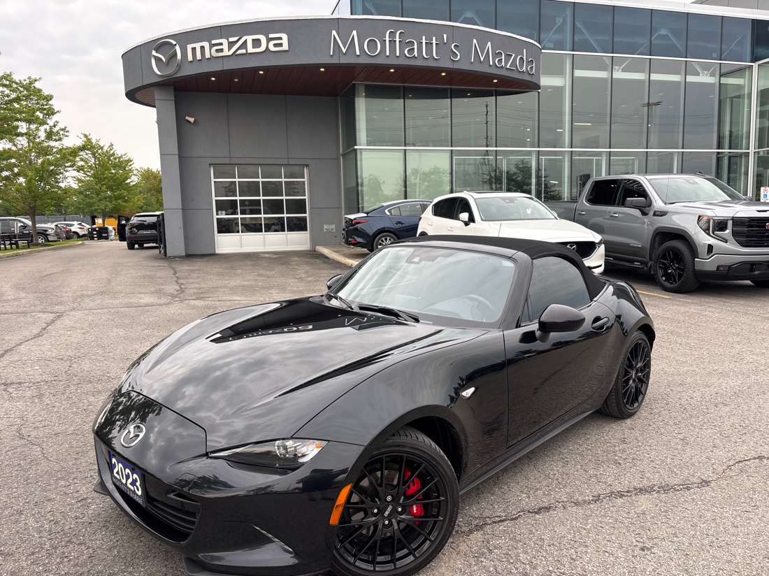 Jet Black Mica 2023 Mazda MX-5 Convertible Manual