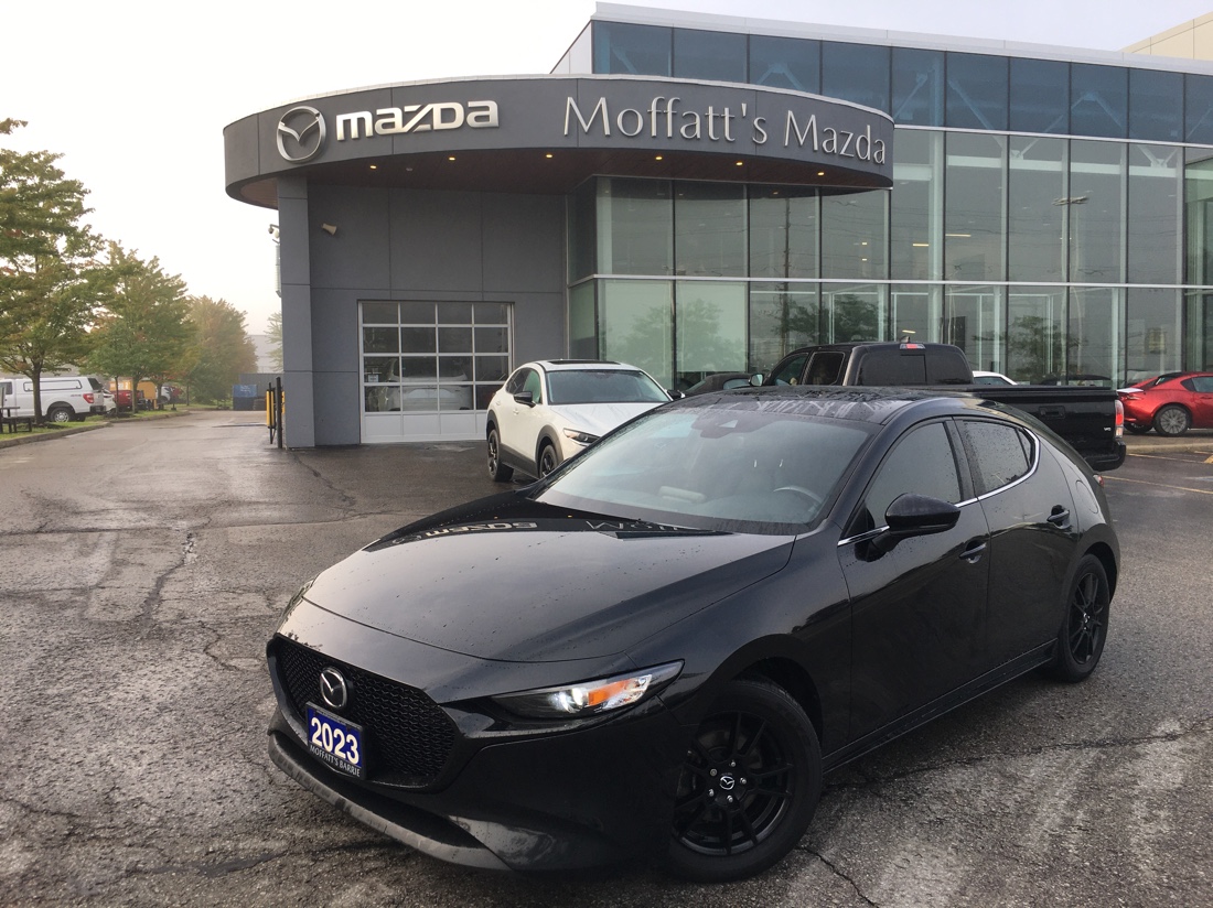 Jet Black Mica 2023 Mazda MAZDA3 Sport Hatchback Automatic
