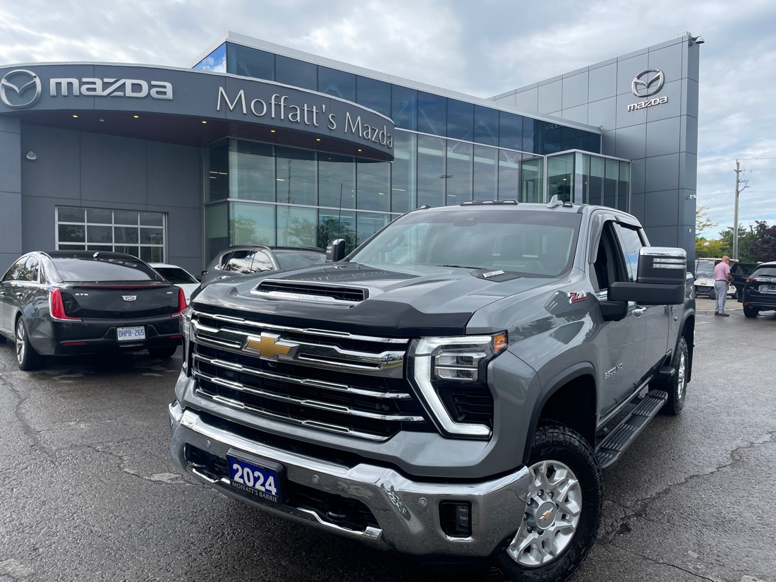 Silver 2024 Chevrolet Silverado 3500HD Pickup Truck Four-Wheel Drive Automatic