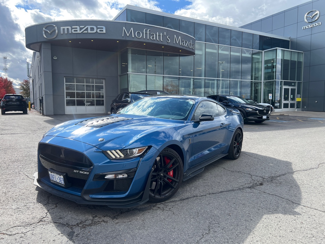 Ford Performance Blue Metallic 2020 Ford Mustang Shelby GT500 Coupe Rear-Wheel Drive Automatic