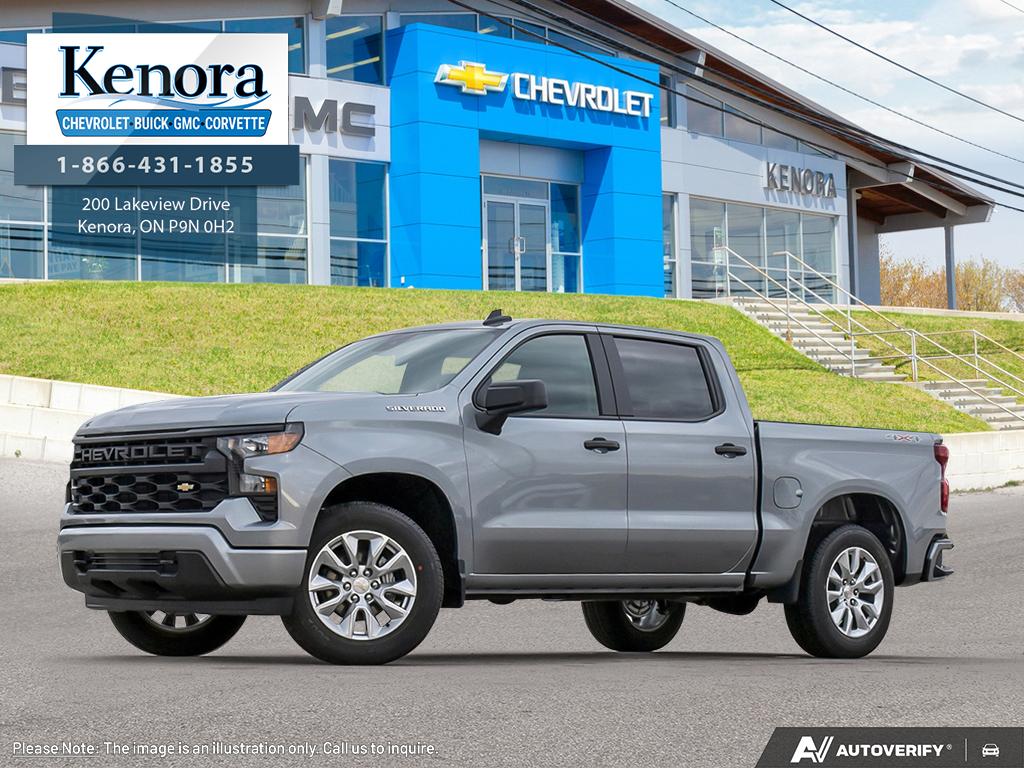 Gray (Sterling Grey Metallic) 2026 Chevrolet Silverado 1500 Pickup Truck Four-Wheel Drive Automatic