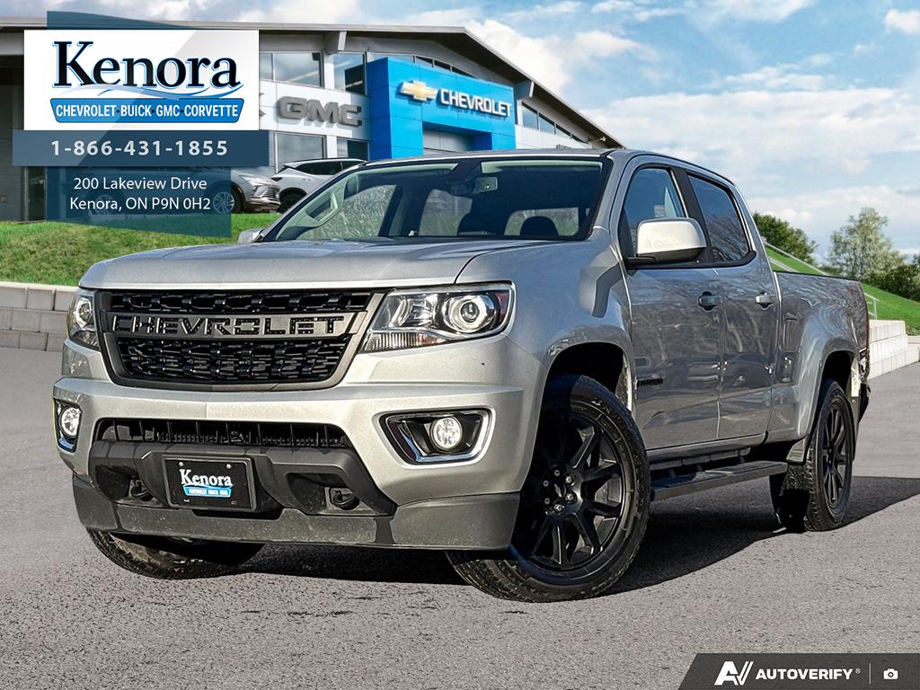Silver Ice Metallic 2019 Chevrolet Colorado Pickup Truck Four-Wheel Drive Automatic