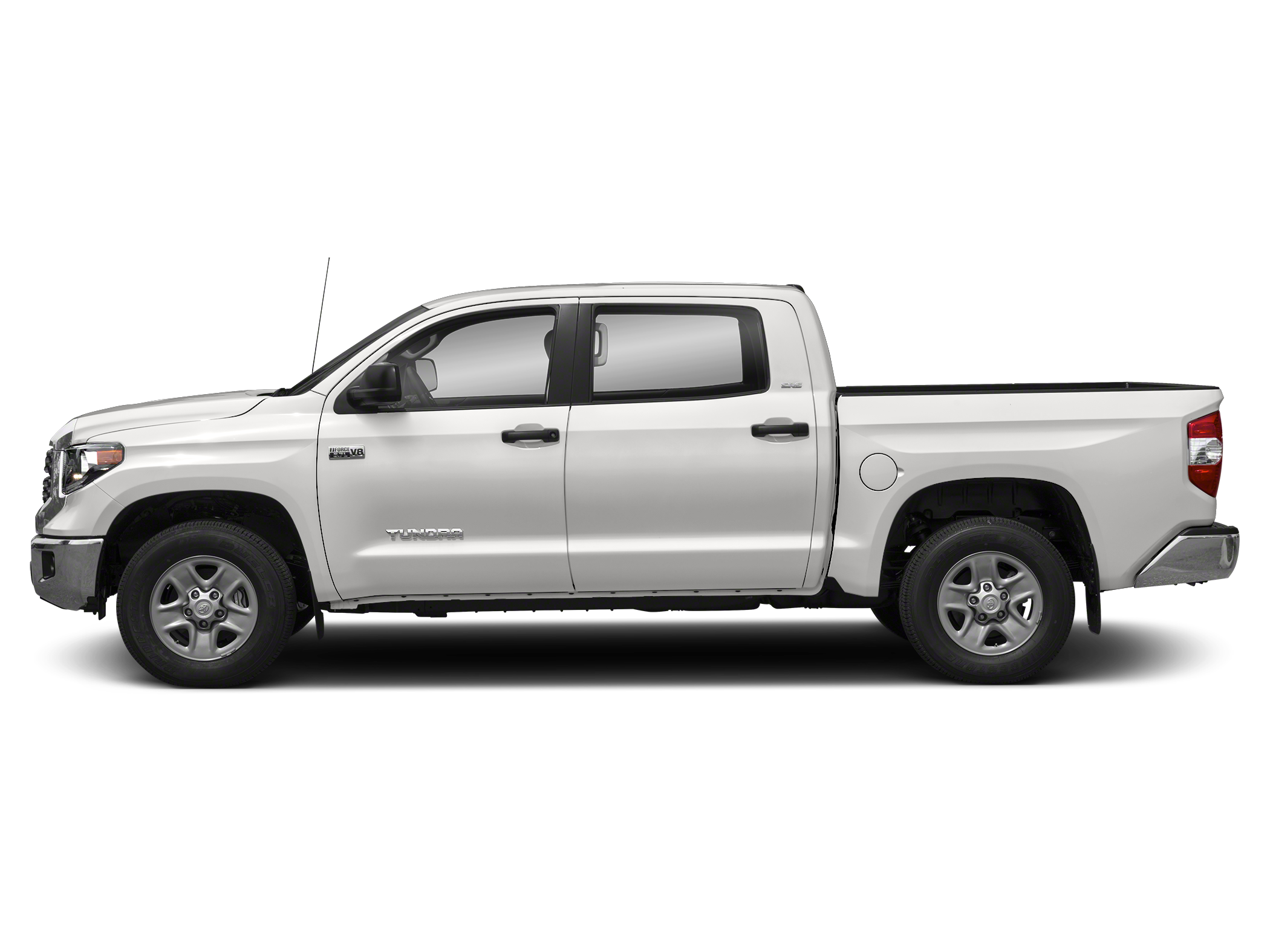 Super White 2019 Toyota Tundra Pickup Truck Four-Wheel Drive Automatic