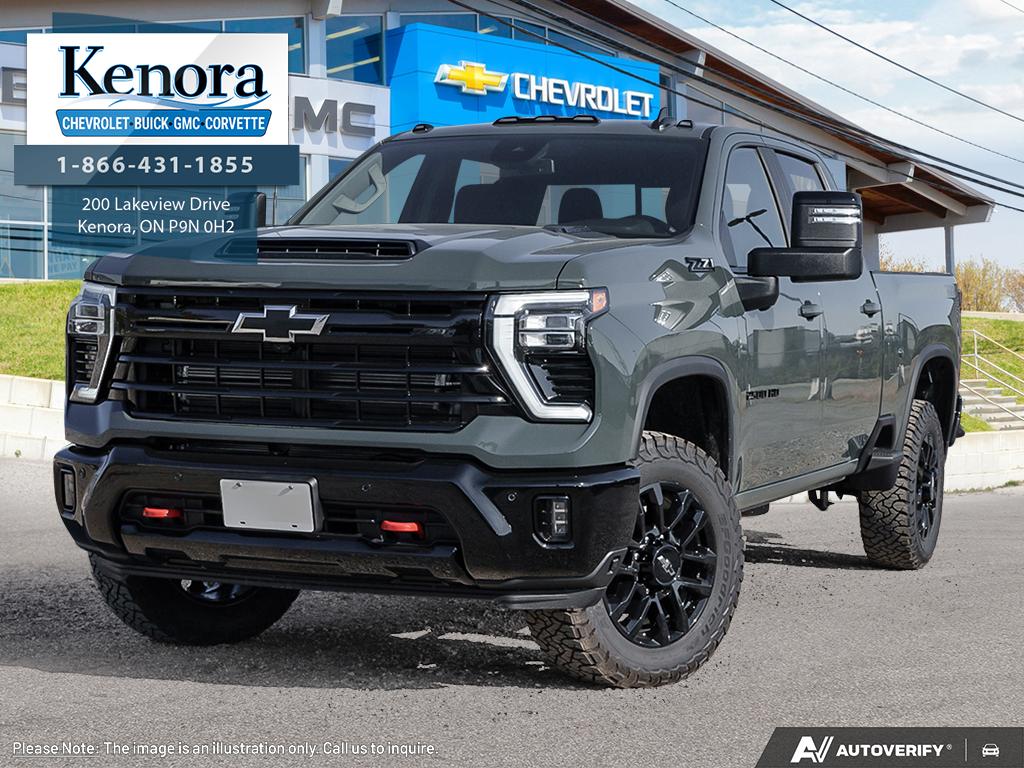 Gray (Cypress Grey) 2026 Chevrolet Silverado 2500HD Pickup Truck Four-Wheel Drive Automatic
