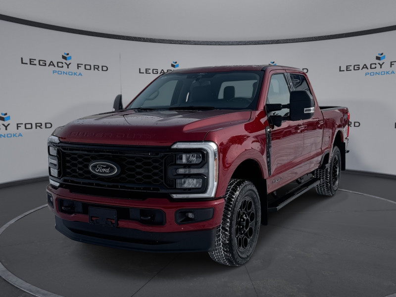 Ruby Red 2026 Ford F-350 Super Duty Pickup Truck Four-Wheel Drive Automatic