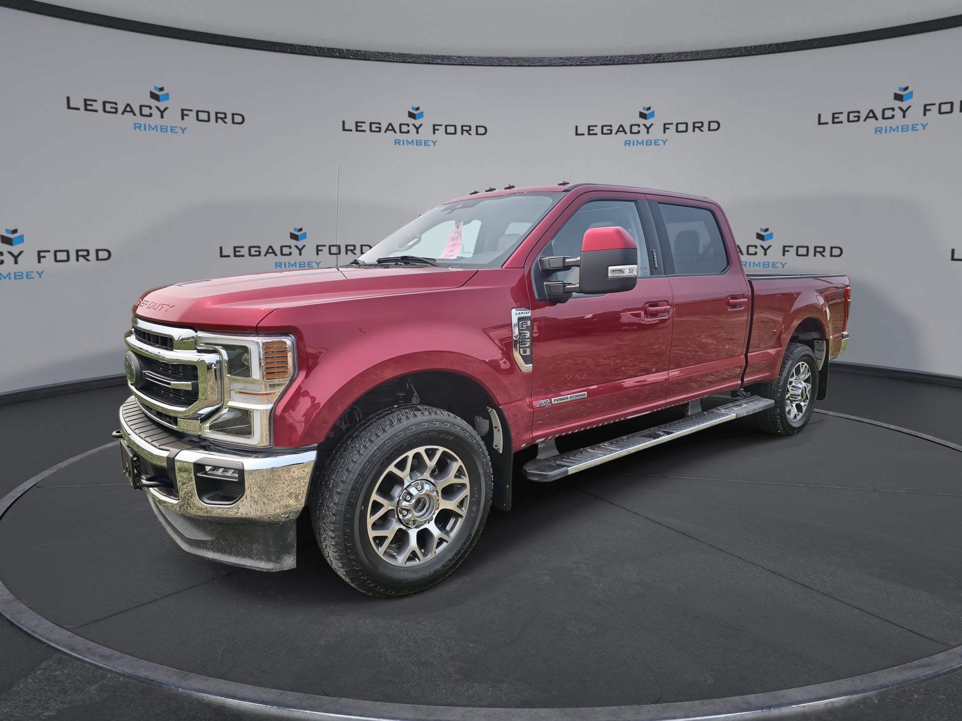 Rapid Red Metallic Tinted Clearcoat 2022 Ford F-350 Super Duty Pickup Truck Four-Wheel Drive Automatic
