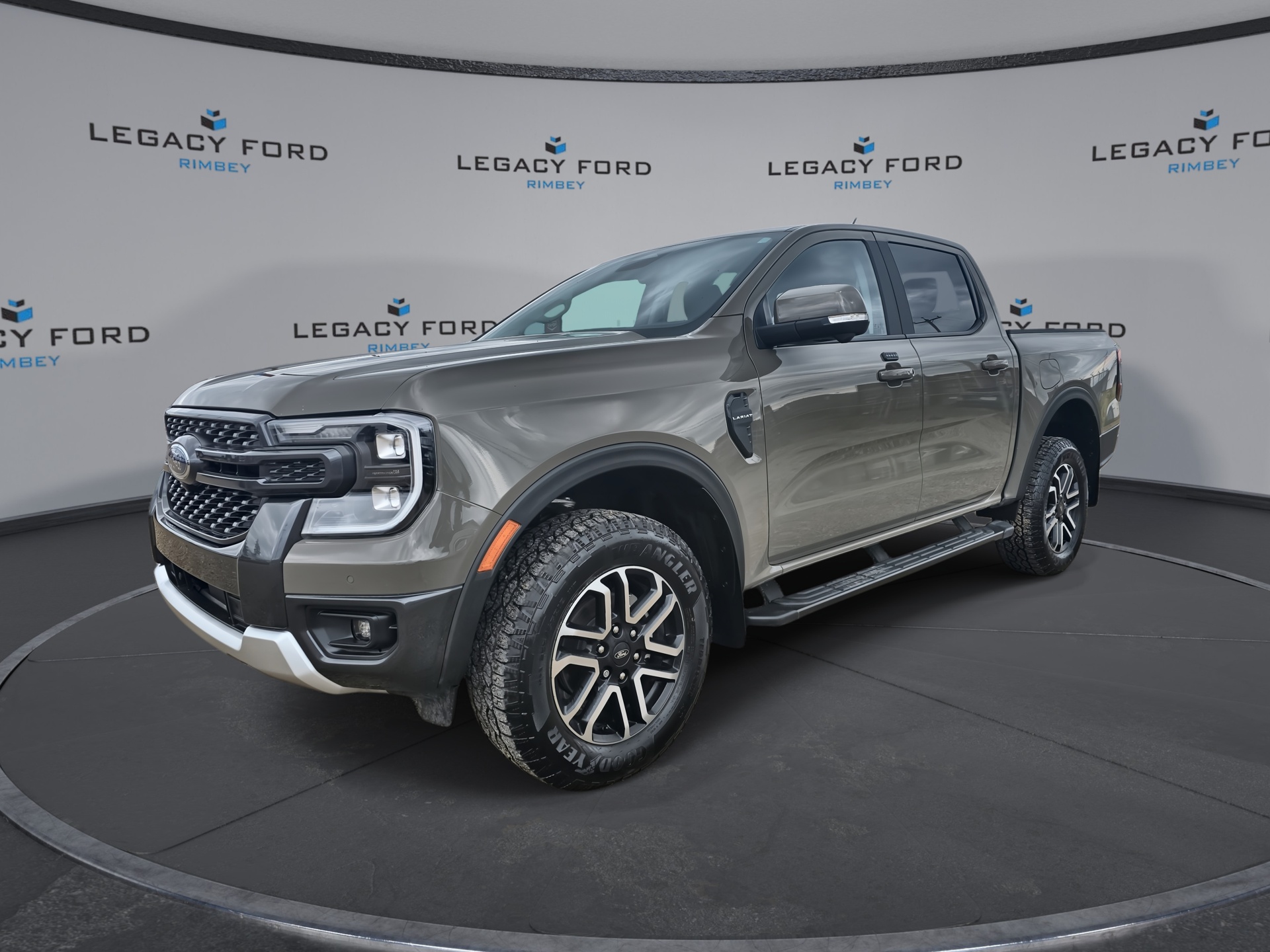 Marsh Gray 2025 Ford Ranger Pickup Truck Four-Wheel Drive Automatic