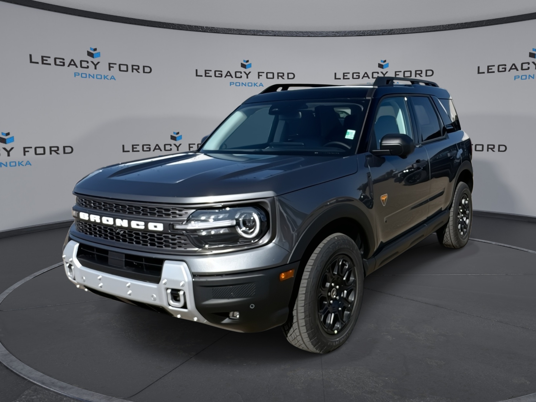 Gray (Carbonized Grey Metallic) 2025 Ford Bronco Sport SUV / Crossover All-Wheel Drive Automatic