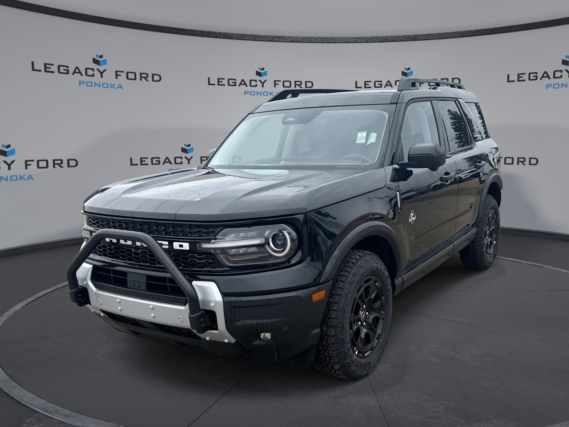 Shadow Black 2025 Ford Bronco Sport SUV / Crossover All-Wheel Drive Automatic