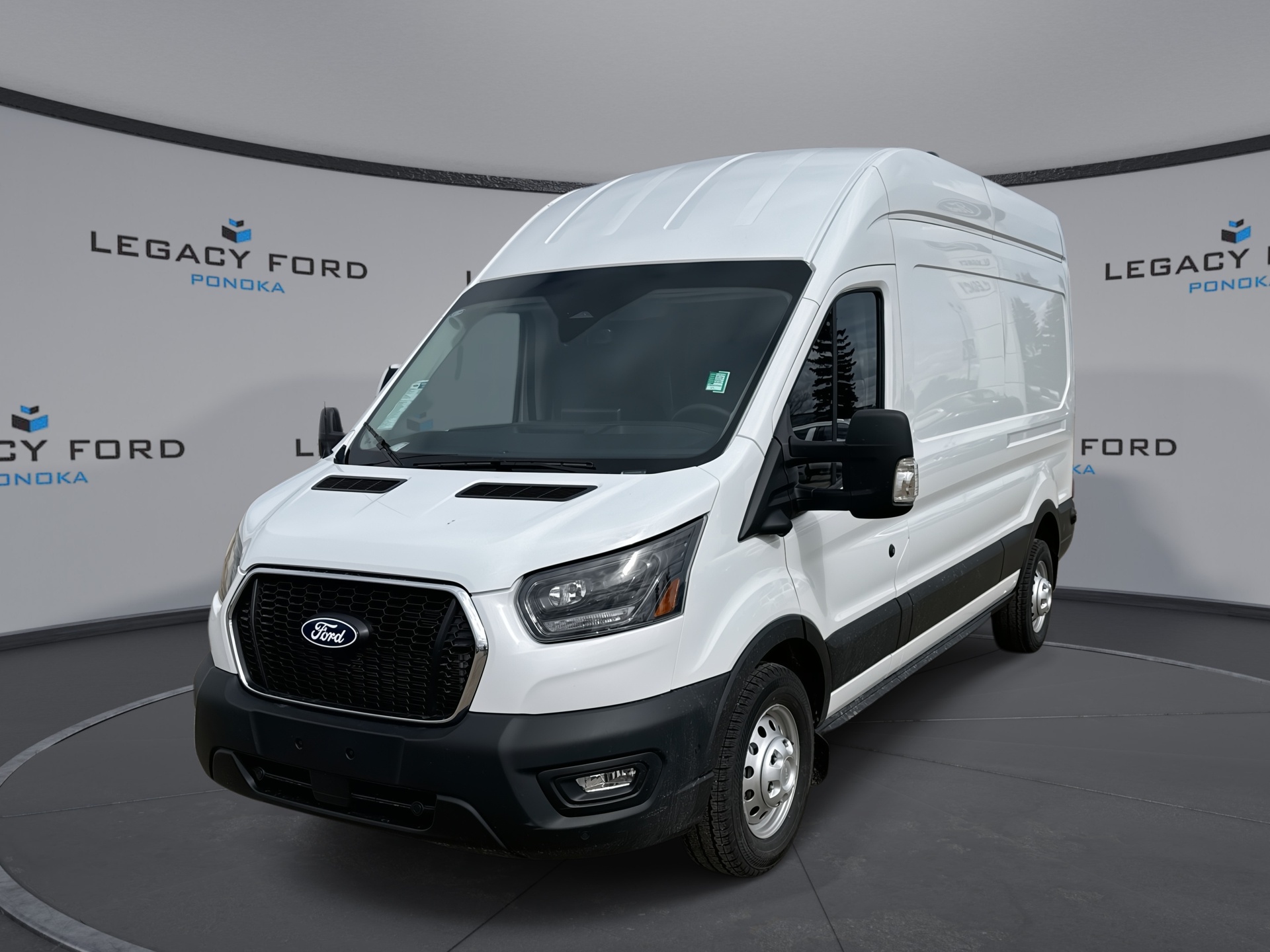 Oxford White 2026 Ford Transit Cargo Van All-Wheel Drive Automatic
