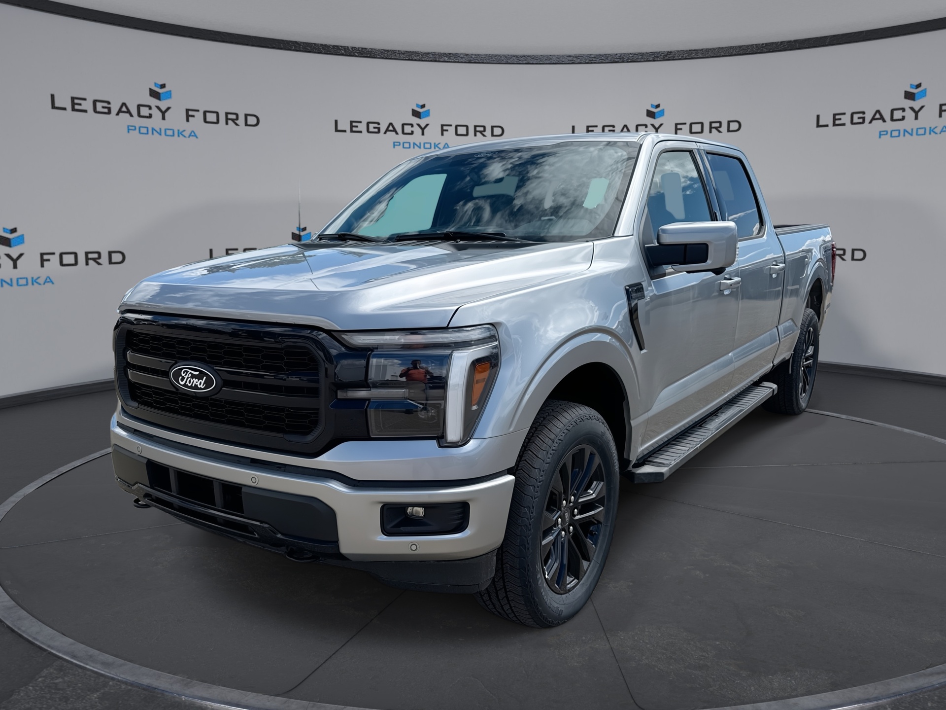 Iconic Silver Metallic 2026 Ford F-150 Pickup Truck Four-Wheel Drive Automatic