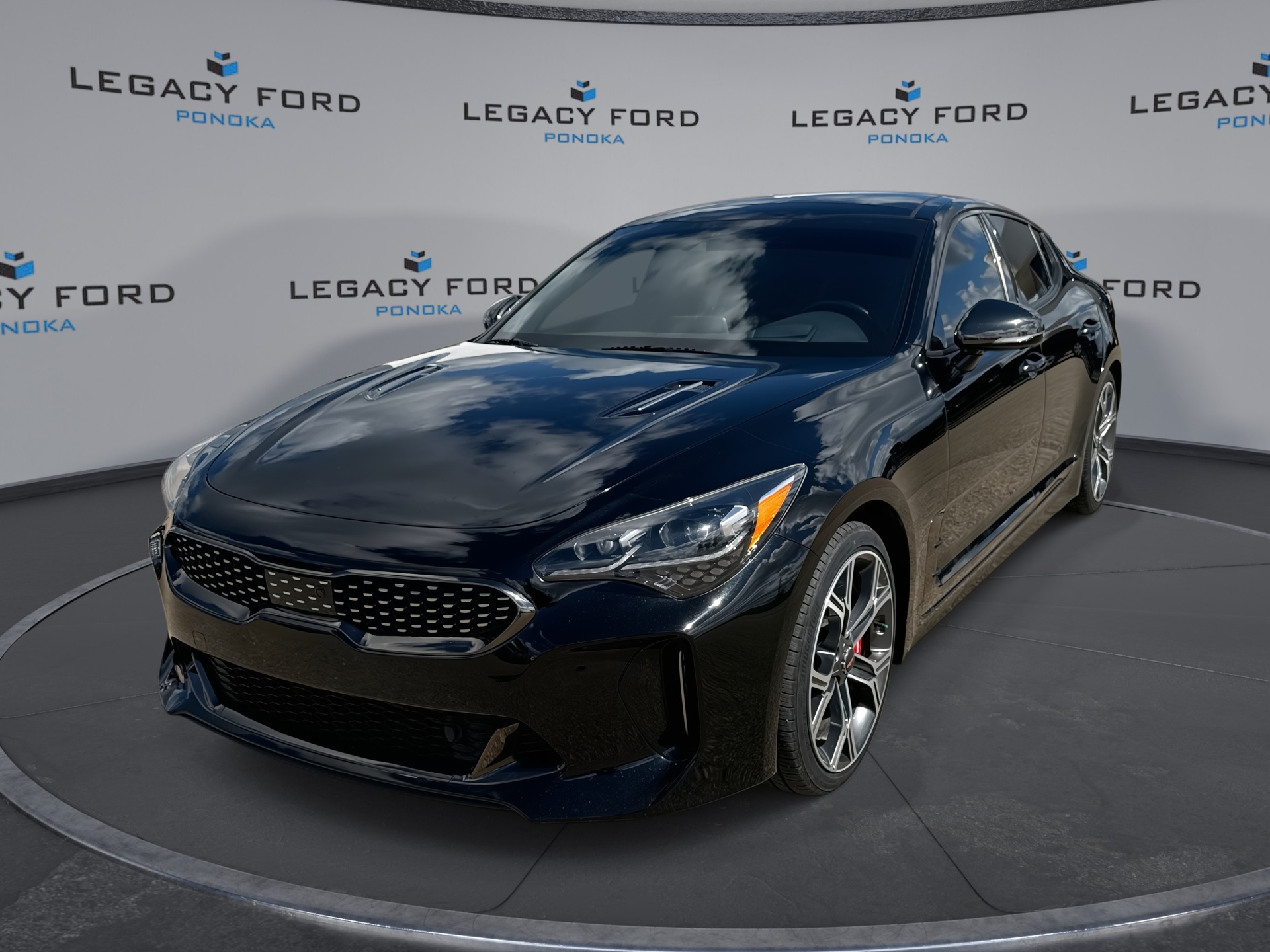 Black 2018 Kia Stinger Sedan Automatic