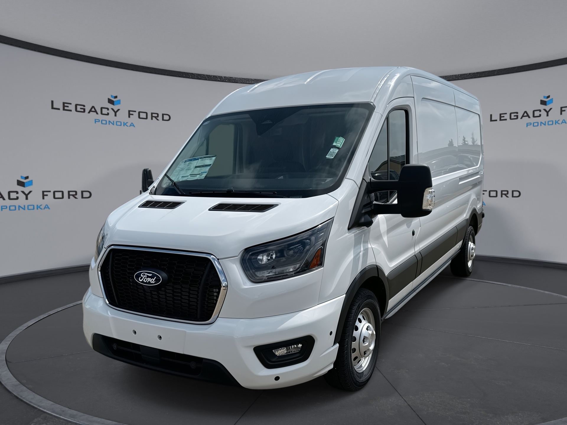 Oxford White 2026 Ford Transit Cargo Van All-Wheel Drive Automatic