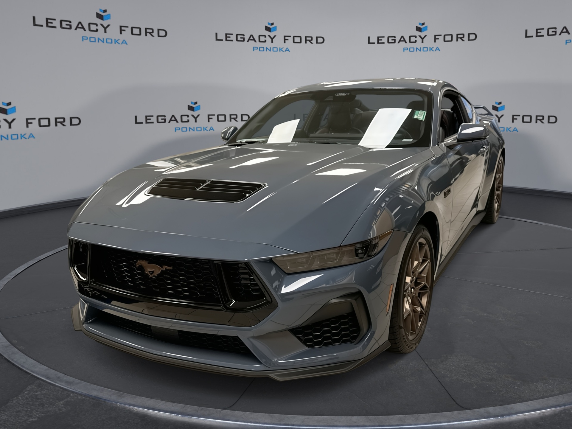 Vapor Blue Metallic 2026 Ford Mustang Coupe Rear-Wheel Drive Manual