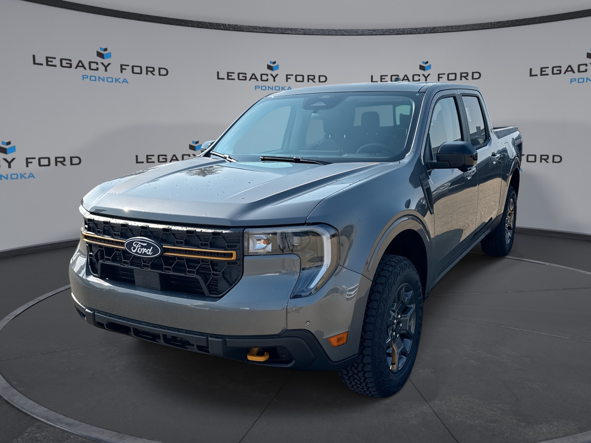 Gray (Carbonized Grey Metallic) 2026 Ford Maverick Pickup Truck All-Wheel Drive Automatic