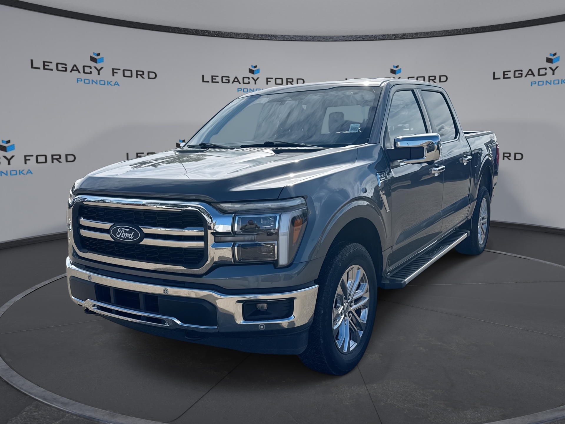 Gray (Carbonized Grey Metallic) 2026 Ford F-150 Pickup Truck Four-Wheel Drive Automatic