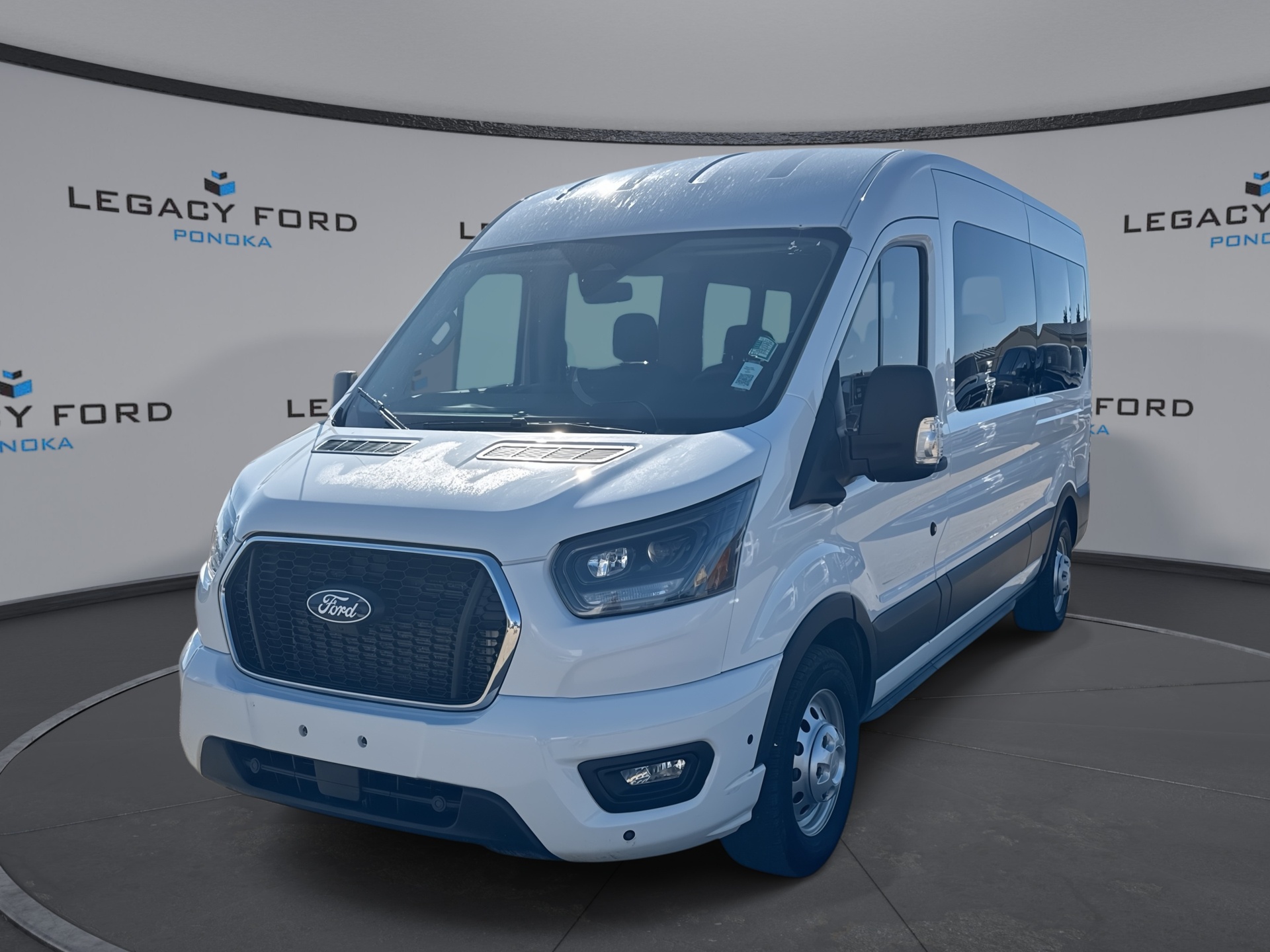 White 2026 Ford Transit Passenger Van All-Wheel Drive Automatic