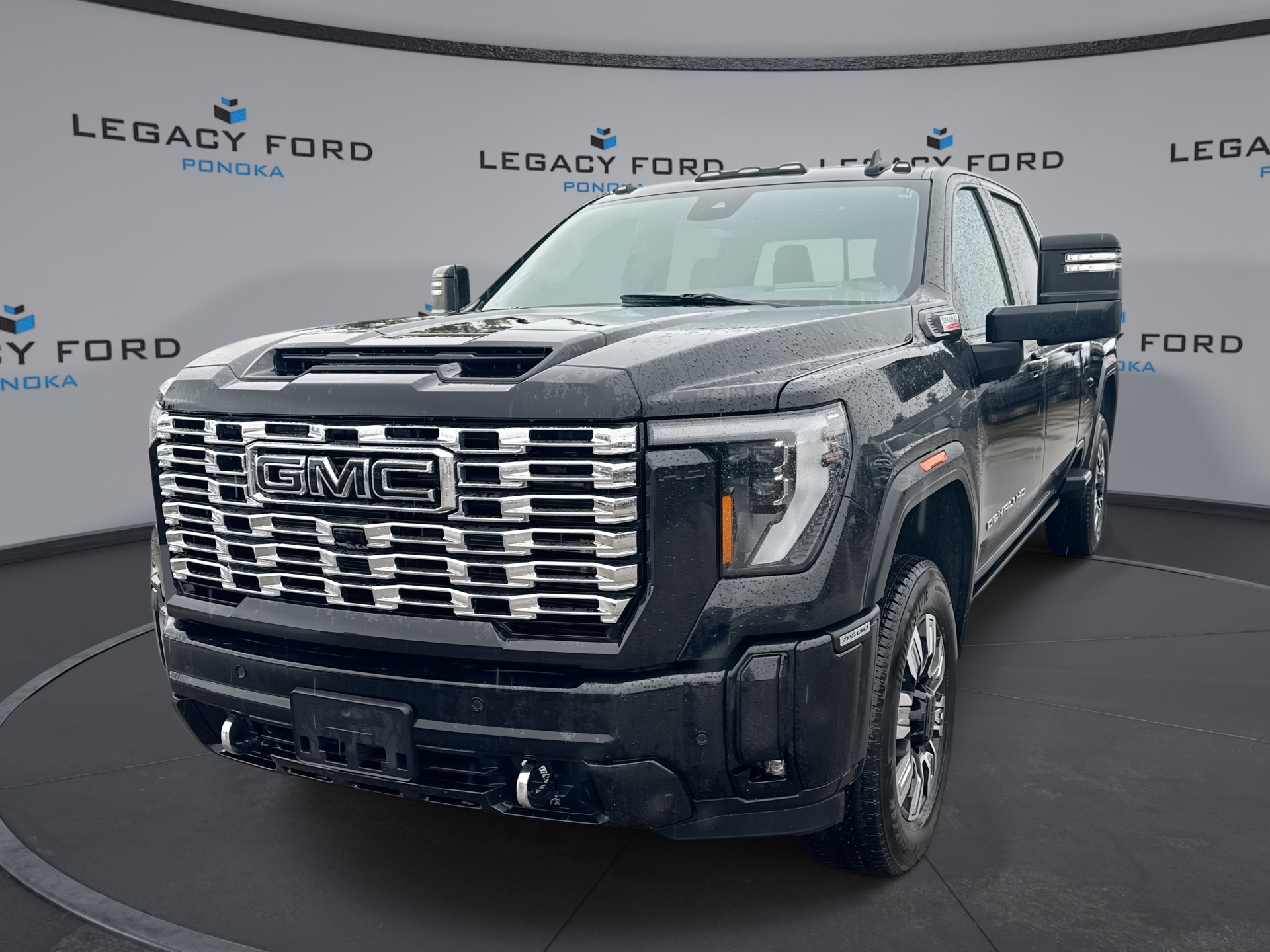 Black 2025 GMC Sierra 3500HD Pickup Truck Four-Wheel Drive Automatic